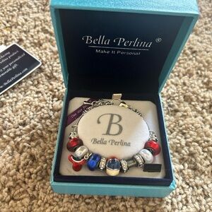 Bella Perlina Multicolor Charm Bracelet